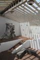 Interior of Sculpture Gallery at Philip Johnson Glass House. New Canaan, CT.