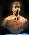 Bust of Admiral Hyman G. Rickover Father of the Nuclear Navy at Submarine Force Museum. Groton, CT.