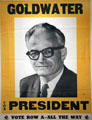 Barry Goldwater poster at National Portrait Gallery. Washington, DC.