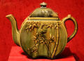 Glazed earthenware teapot by Chelsea Keramic Art Works, Chelsea, MA at Smithsonian American Art Museum. Washington, DC.