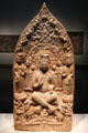 Chinese marble stele with Buddhist themes at Smithsonian Freer Gallery of Art. Washington, DC.