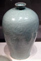 Korean stoneware bottle with design of phoenixes & peony vinescrolls at Smithsonian Freer Gallery of Art. Washington, DC