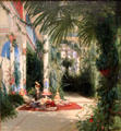 Interior of Palm House on Pfaueninsel near Potsdam painting by Carl Blechen at Art Institute of Chicago. Chicago, IL.