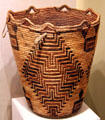 Klikitat tribe berry-gathering basket from Columbia River Valley of Washington at Art Institute of Chicago. Chicago, IL.
