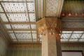Ceiling details in trading room from demolished Chicago Stock Exchange by Louis H. Sullivan & Dankmar Adler at Art Institute of Chicago. Chicago, IL.