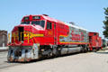 Santa Fe diesel locomotive 93 at Great Plains Transportation Museum. Wichita, KS