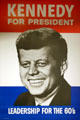 Kennedy for President poster in JFK Library. Boston, MA