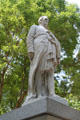 Alexander Hamilton Statue by Dr. William Rimmer on Commonwealth Ave. Mall. Boston, MA.