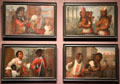 Casta paintings showing racial groups in Spanish America by Buenaventura José Guiol at Museum of Fine Arts. Boston, MA.