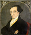 Portrait of Mass. Governor & Ù.S. Vice President Elbridge Gerry by William Goodwin at Jeremiah Lee Mansion. Marblehead, MA.