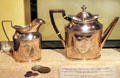 Silver coffee service given to Ulysses & Julia on their 25th anniversary at Ulysses S. Grant NHS. St. Louis, MO.