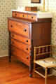 Two-toned antique dresser in Oaks House Museum. Jackson, MS