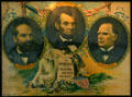 Memorial print to Garfield, Lincoln & McKinley at Warp Pioneer Village. Minden, NE.