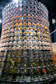 Tower made of 680 Corningware casseroles at Corning Museum of Glass. Corning, NY.