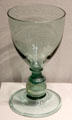 Goblet made for Albert Gallatin by New Geneva Glass Works of PA at Corning Museum of Glass. Corning, NY.