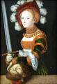 Judith with Head of Holofernes painting by Lucas Cranach the Elder at Metropolitan Museum of Art. New York, NY