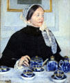 Lady at the Tea Table painting by Mary Cassatt at Metropolitan Museum of Art. New York, NY