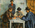 The Card players painting by Paul Cézanne at Metropolitan Museum of Art. New York, NY