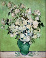 Vase of Roses by Vincent van Gogh at Metropolitan Museum of Art. New York, NY.