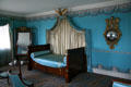 Eliza Jumel's Bed Chamber in Empire style at Morris-Jumel Mansion. New York, NY.