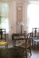Writing table & chairs at Home Sweet Home Museum. East Hampton, NY.