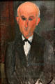 Max Jacob painting by Amadeo Modigliani of Italy at Cincinnati Art Museum. Cincinnati, OH.