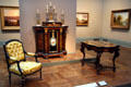 Gallery of American-made furniture & paintings at Toledo Museum of Art. Toledo, OH.