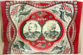 Grover Cleveland & Allen G. Thurman printed campaign handkerchief. Fremont, OH.