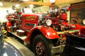 Ahrens-Fox Piston Pumper Model I-T from Cincinnati, OH, used by Canton Fire Dept., at Canton Classic Car Museum. Canton, OH.
