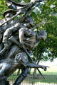 Details of North Carolina monument Gutzon Borglum on Seminary Ridge at Gettysburg National Military Park. Gettysburg, PA.
