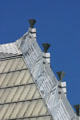 Roof ridge detail of Beth Shalom Synagogue. Philadelphia, PA.