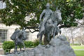 Texas Ranger Frontier Battalion sculpture by Ricardo O. Cook at Memorial Hall of Witte Museum. San Antonio, TX.