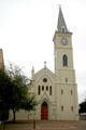 San Agustín Church replaced building of 1778. Laredo, TX.