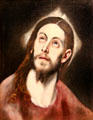 Head of Christ painting by El Greco at McNay Art Museum. San Antonio, TX.
