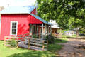Heritage buildings moved to open-air historic village at Mayborn Museum. Waco, TX