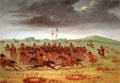 Archery of the Apaches painting by George Catlin at Amon Carter Museum of American Art. Fort Worth, TX.