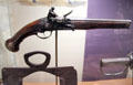 Spanish flintlock pistol at Bullock Texas State History Museum. Austin, TX.