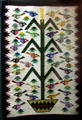 Navajo tree of life rug by Mae Bow at Utah Museum of Natural History. Salt Lake City, UT.