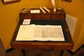 Gen. Zachary Taylor's traveling desk at James Madison Museum. Orange, VA.