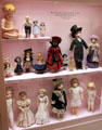 Collection of antique dolls from Germany at Shelburne Museum. Shelburne, VT.