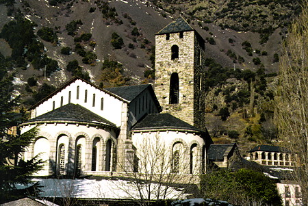 Church of St Esteve in La Vella. Andorra.