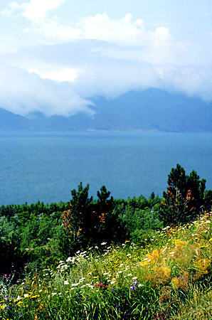 Lake Sevan in central Armenia.