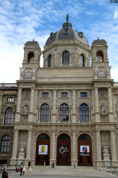 Portal of Kunsthistorisches Museum. Vienna, Austria.