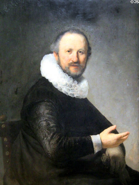 Portrait of a Man (c1632) by Rembrandt at Kunsthistorisches Museum. Vienna, Austria.