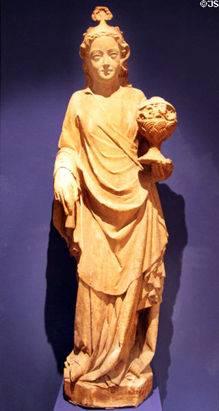 St Dorothea statue (c1330-40) from St Stephan of Vienna at Historical Museum of City of Vienna. Vienna, Austria.