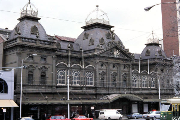 Princess Theatre (1886) (163 Spring St.). Melbourne, Australia. Architect: William Pitt.