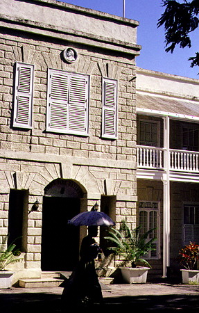 Former Queen's Park home of British Commander, built in 1786, now a gallery. Bridgetown, Barbados.
