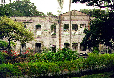 Ruins of Farley Hill House, now a Barbados National Park. Barbados.