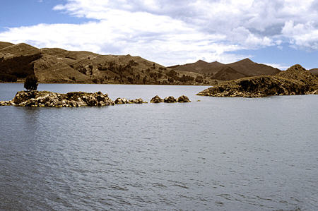 Waters of Lake Titicaca. Bolivia.
