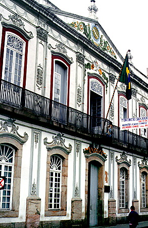 City Hall of São João del Rei, an early gold rush town. Brazil.